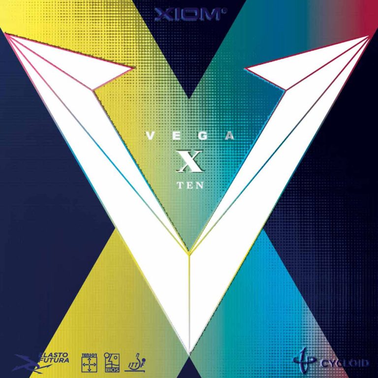 XIOM Vega Asia - Revêtement De Raquette De Tennis De Table Offensif - Caoutchouc Rapide Avec Grand Spin Et Bon Contrôle