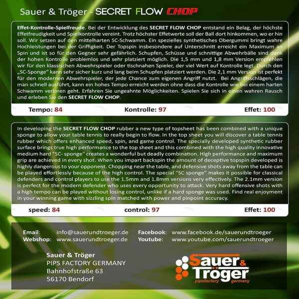 Sauer&Tröger Secret Flow Chop - Slika 2
