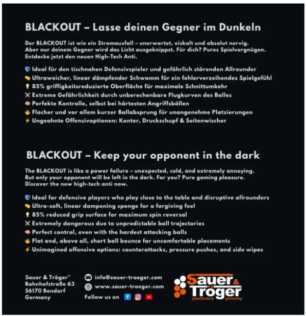 Sauer&Tröger Blackout (antispin) - Slika 2